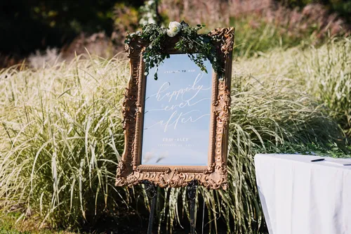 Large Gold Ornate Mirror