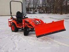 Snow plow attachment 