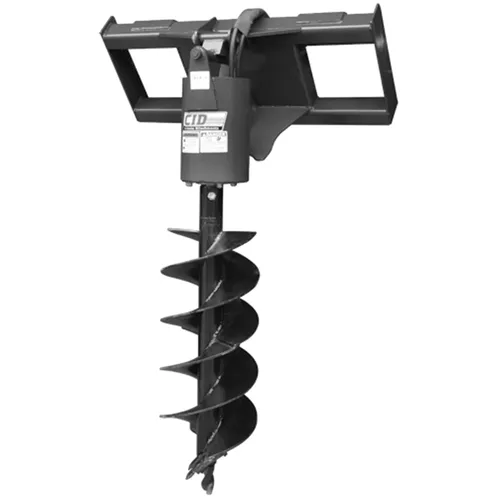 Auger, skid steer attachment