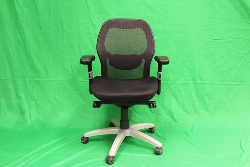 Chair Office Back Mesh Black Round