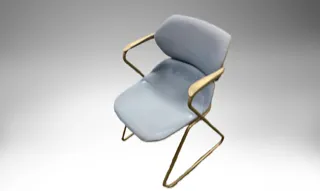 Chair Light blue Stackable