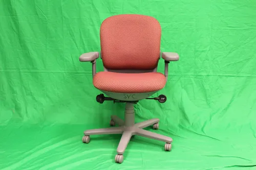 Chair Office Red Netted Cushion Task 