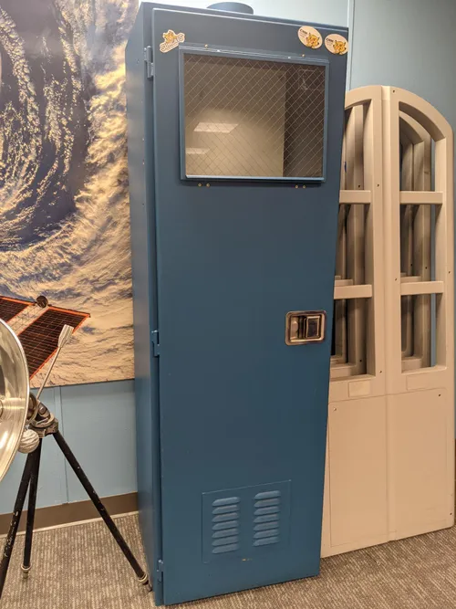 Blue locker NASA