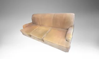 Sofa Tan Worn