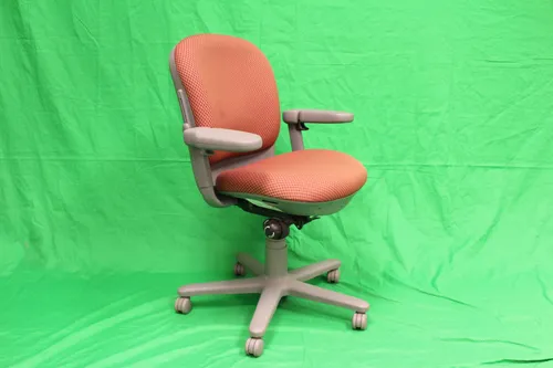 Chair Office Red Netted Cushion Task 