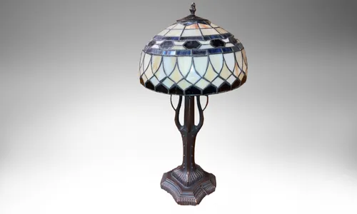 Faux Tiffany Lamp Stained Glass