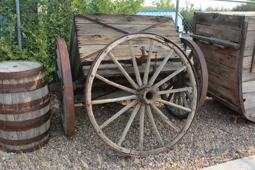 Wheel Wooden Western