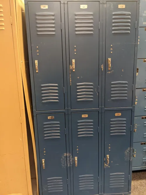 Lockers Blue 3 Units