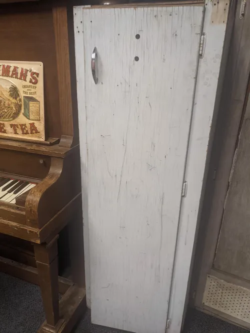 Cabinet Wooden Off White Western Room