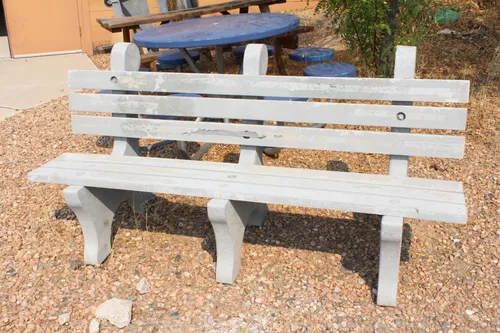 Bench Outdoor Fake Concrete