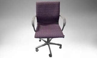 Chair Purple Design Rolling