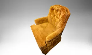 Armchair Gold Vintage