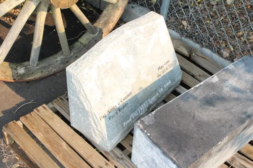 Graveyard Tombstone Real Concrete