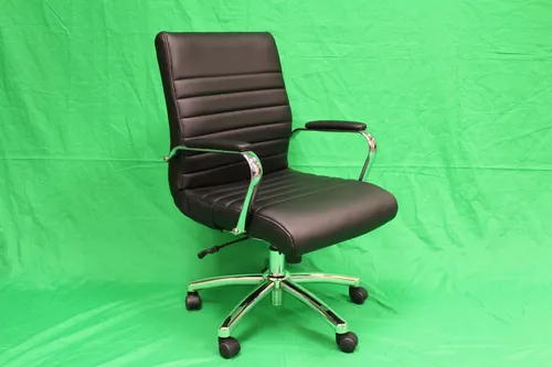 Chair Black Leather Lounge