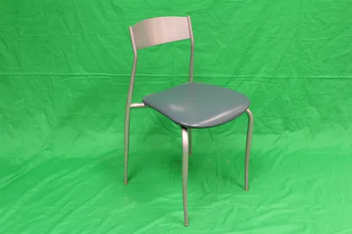 Chair Stack Metal Teal