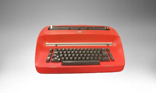 Typewriter Red 