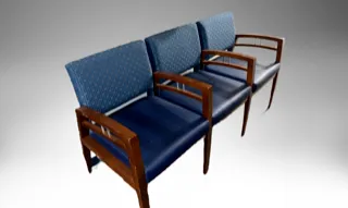 Chairs Connected Blue