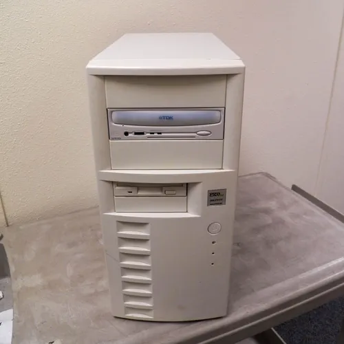 Computer Set White Vintage