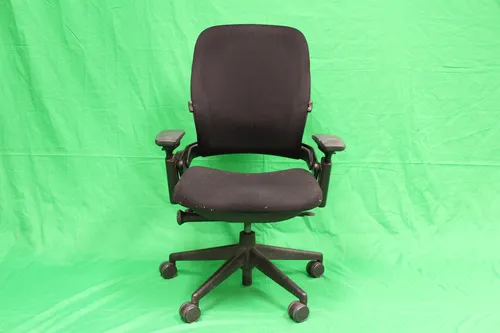 Chair Office Black Cushion Casters