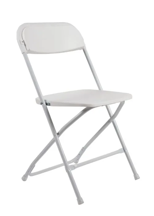 White Folding Chair  