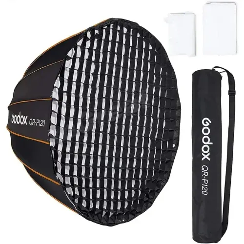 Godox Qr-P120 Soft Box Parabolico Diam 120 Cm Con Sistema Quick Release