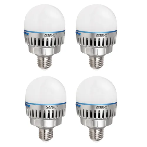 Lampadina LED Nanlite PavoBulb 10C Bi-Color RGBWW (kit da 4 luci)