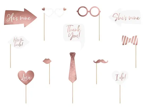 Props Rosegold Hochzeit 1279959