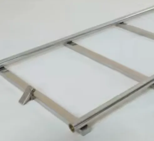 QFYS Heavy Duty Stainless Steel Straight Track 4'