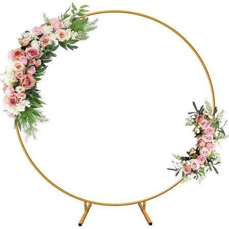 Round Gold Circle Arch