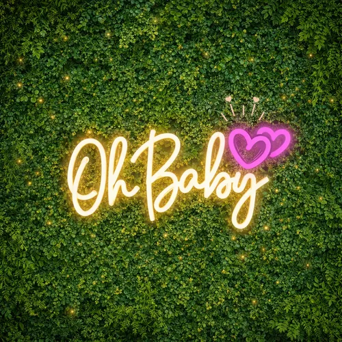 Oh Baby LED Sign