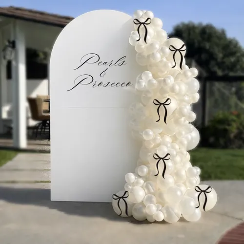 7ft x 4ft Foldable White Arch Backdrop