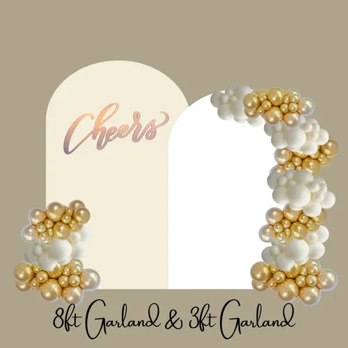 8ft Grab and Go Balloon Garland