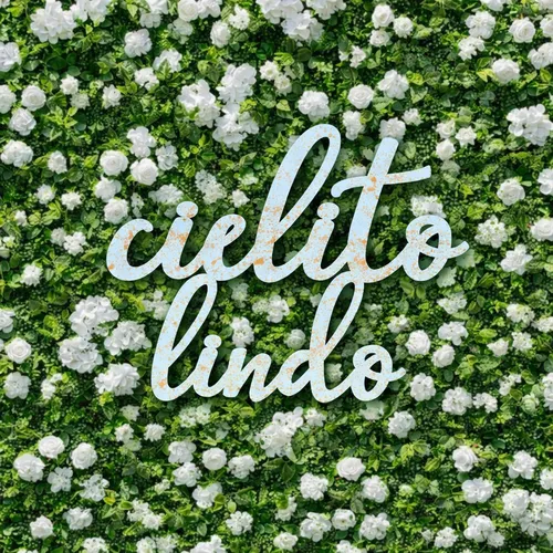 Cielito Lindo Blue Wood Sign