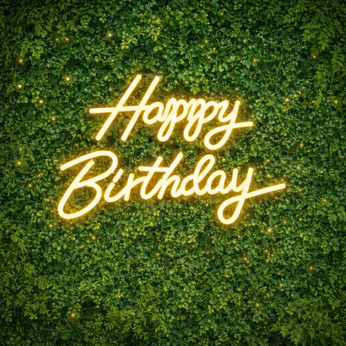Happy Birthday LED Sign