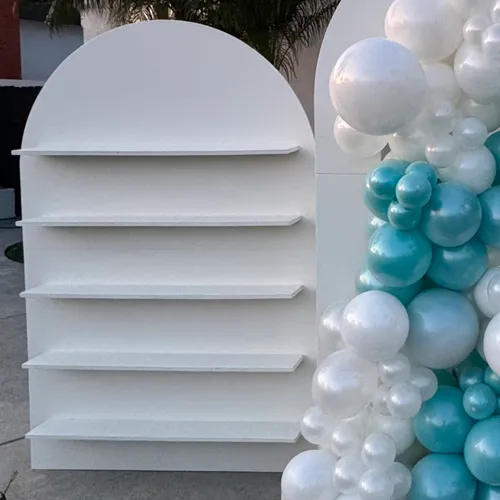 6x4 White Arch Treat Wall