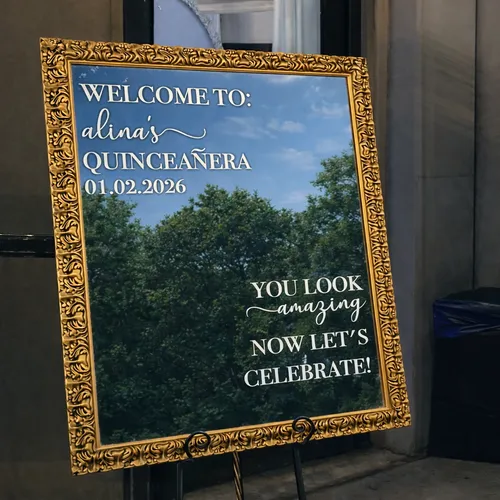 Isabella Gold Mirror