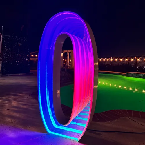 3D LED Infinity Mirror Marquee Numbers (4FT)