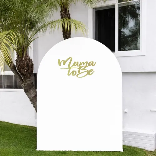 6ft x 4ft Foldable White Arch Backdrop