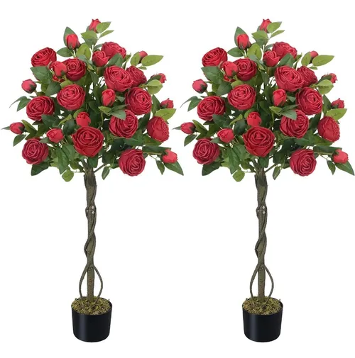 Faux Rose Tree