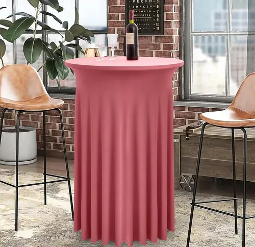 Dusty Rose/ Blush Stretch Spandex for High Top Table