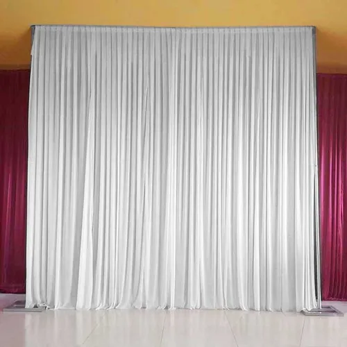 White Backdrop Draping Single Panel 10 x 10