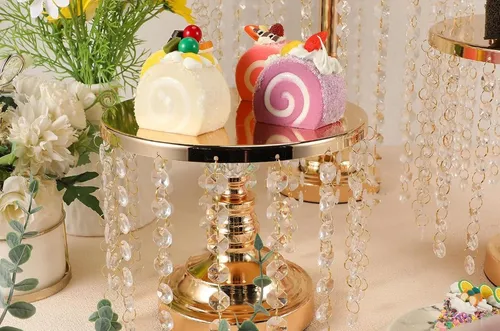 Crystal Gold cake stand
