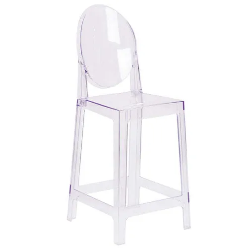Ghost Acrylic High-Top Bar Stool