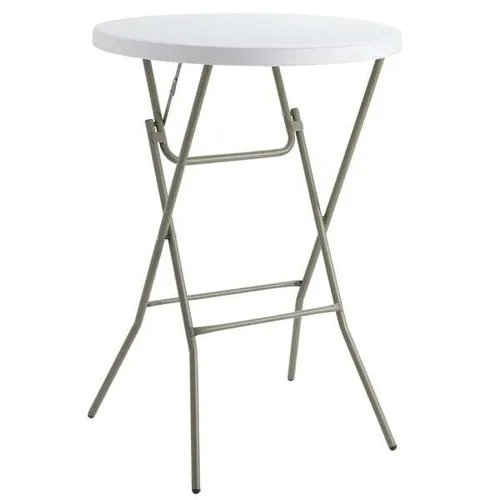 White Plastic High Top Table