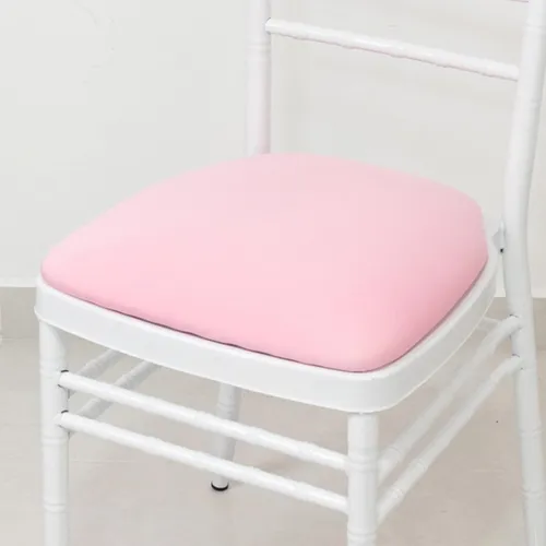 Pink Seat Cushion Chair Cover- Made for Chivari Chairs Only