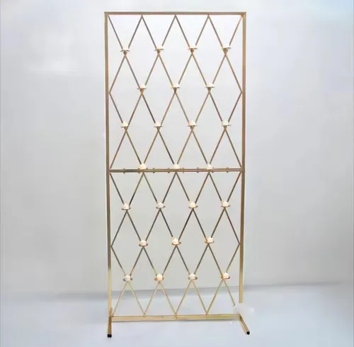 Gold Iron Candle Wall