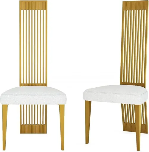 Gold Brushed Bride & Groom Chair