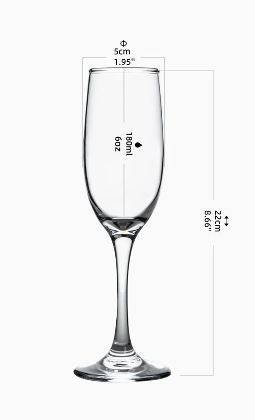 150 Real Champagne Glasses