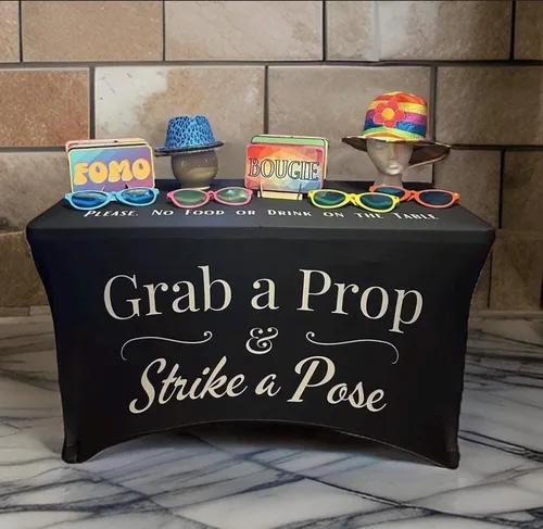 Photo Booth Prop Table