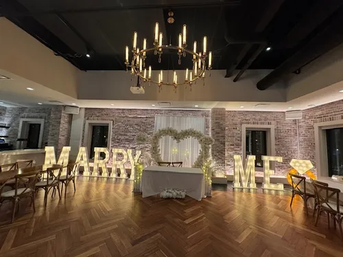 Marry Me Proposal Package White Elegant 